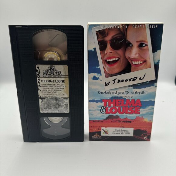 Thelma & Louise VHS 1991 Ridley Scott Movie Susan Sarandon Geena Davis Good - Picture 3 of 3